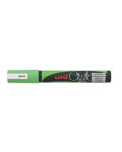 Křídový popisovač "PWE-5M", fluorescenční zelená, 1,8-2,5mm, UNI