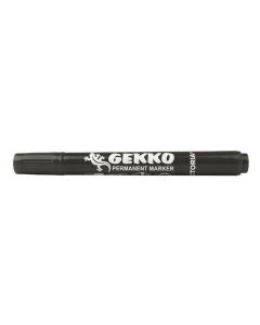 Permanentní popisovač "Gekko", černá, 1-3mm, kuželový hrot, VICTORIA