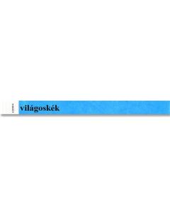 Identifikační náramky, 3/4", světle modrá, tyvek