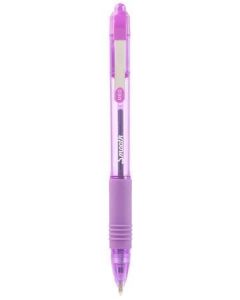 Kuličkové pero "Z-Grip Smooth", fialová, 0,27 mm, stiskací, ZEBRA 22568