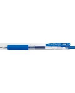 Gelové pero "Sarasa Clip", kobaltově modrá, 0,33 mm, stiskací mechanismus, ZEBRA 35132