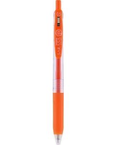 Gelové pero "Sarasa Clip", červeno-oranžová, 0,33 mm, stiskací mechanismus, ZEBRA 35133