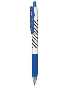 Gelové pero "Sarasa Clip", modrá-pruh 0,33 mm, stiskací mechanismus, ZEBRA 48292