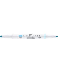 Oboustranný zvýrazňovač "Mildliner Fluorescent", modrá, 1,4 - 4 mm, ZEBRA 78120