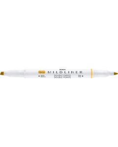 Zvýrazňovač "Mildliner Warm", zlatá, oboustranný, 1,0-3,5 mm, ZEBRA 78350
