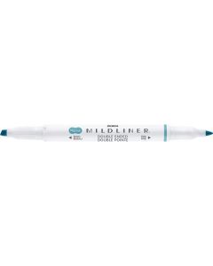 Zvýrazňovač "Mildliner Warm", kouřově modrá, oboustranný, 1,0-3,5 mm, ZEBRA 78420