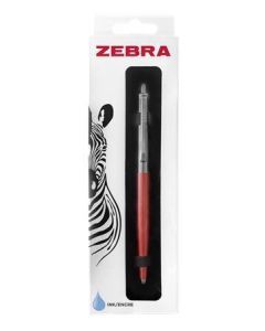 83747 Kuličkové pero "901", modrá, 0,24 mm, stříbrný klip, kovové, růžové tělo, ZEBRA