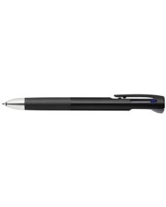Multifunkční kuličkové pero "Blen 2+S", dvě barvy 0,24 mm + mikrotužka 0,5 mm, kovově černé tělo per