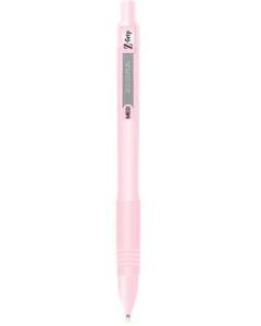 Kuličkové pero "Z-Grip Pastel", růžová, 0,27 mm, stiskací mechanismus, ZEBRA 91807