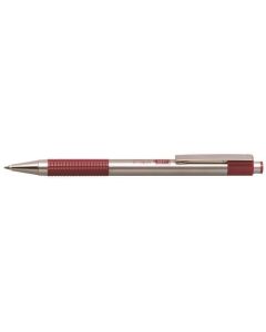 EF301WR Kuličkové pero "F 301", modrá, 0,24 mm, bordó tělo z nerezové oceli, ZEBRA
