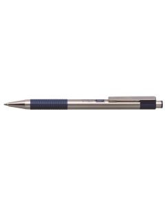 EF301BL Kuličkové pero "F 301", modrá, 0,24 mm, modré tělo z nerezové oceli, ZEBRA