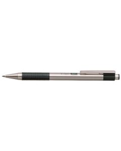 EF301GN Kuličkové pero "F 301", modrá, 0,24 mm, zelené tělo z nerezové oceli, ZEBRA