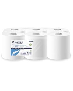 Papírové ručníky "Strong L-One Maxi 450", sněhově bílá, 2-vrstvé, 6 rolí, LUCART 852275U