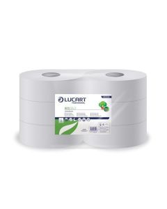 Toaletní papír "Eco", bílý, 170 m, průměr 23 cm, 2 vrstvý, LUCART
