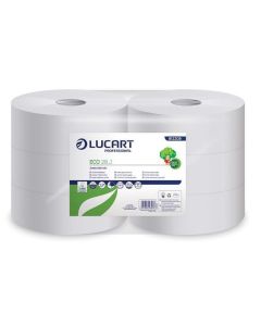 Toaletní papír, 2vrstvý, v roli, průměr 28 cm, bílý