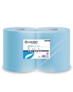 Ručníky "Strong Blue 3500", modré, papírové, role, 3 vrstvé, LUCART