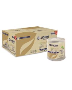 Papírové ručníky "Eco Natural 155 ID", havanna hnědá, role, 2-vrstvý, LUCART