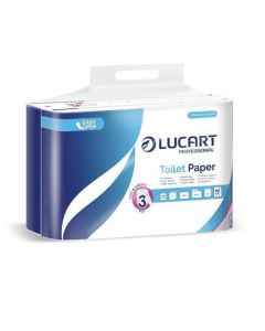 Toaletní papír "Cash and Carry Strong 3.24", bílá, 3-vrstvý, 24 rolí, malá role, LUCART 811C78