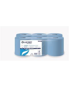 Utěrka "L-One mini Strong Blue 350", modrá, role, 2 vrstvy, LUCART 852274A
