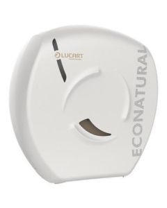 Zásobník na toaletní papír "EcoNatural Flow Jumbo", bílá, 35,7 x 35,2 x 14,2 cm, LUCART 892518