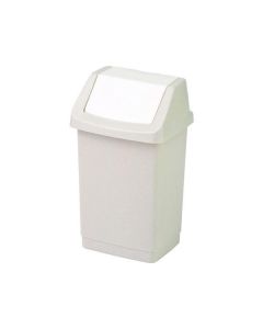 Odpadkový koš "Click-it", savanna, s výklopným víkem, 9 l, CURVER 176500