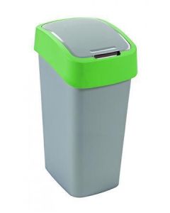 Odpadkový koš, šedá-zelená, na tříděný odpad, 50 l, CURVER 195022