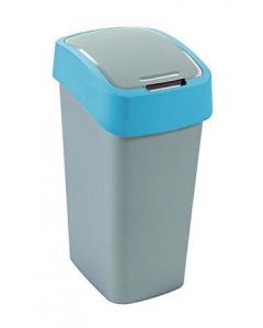 Odpadkový koš, modrá-šedá, na tříděný odpad, 50 l, CURVER 217818