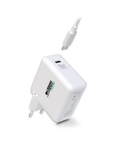 Síťová nabíječka, 1x USB-C (65W), 1x USB-C na USB-C, URBAN FACTORY GSC65UF