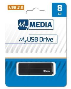 USB flash disk, 8 GB, USB 2.0, MYMEDIA