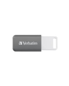 Flash disk "Databar", 128GB, USB 2.0, šedá, VERBATIM 49456