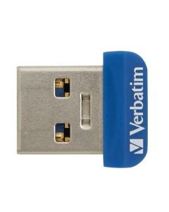 USB flash disk "NANO STORE ´N´ STAY", 16GB, USB 3.0, 80/25MB/sec, VERBATIM