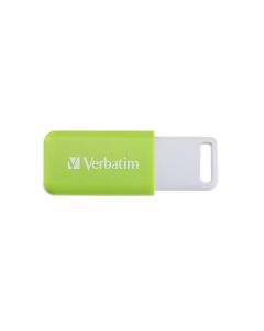 Flash disk "Databar", 32GB, USB 2.0, zelená, VERBATIM 49454