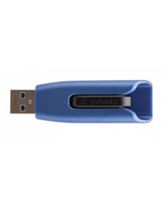 USB flash disk "V3 MAX", modrá-černá, 32GB, USB 3.0, 175/80MB/sec, VERBATIM