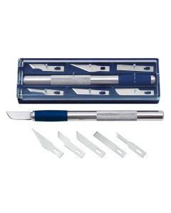 Hobby nůž, 15 cm, s 6 různými čepelemi, WEDO
