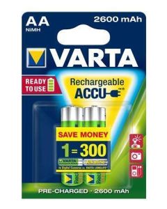 Nabíjecí baterie, AA, 2x2500 mAh, přednabité, VARTA "Professional Accu"