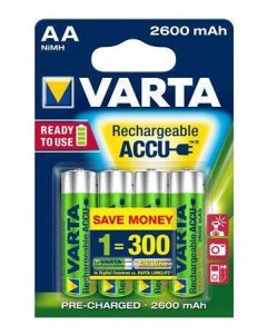 Nabíjecí baterie, AA (tužková), 4x2500 mAh, přednabité, VARTA "Professional Accu"