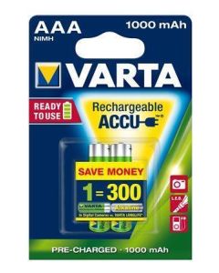 Nabíjecí baterie, AAA, 2x1000 mAh, VARTA "Professional Accu"