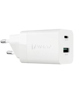Síťová nabíječka "Speed", 1x USB, 1x USB-C, 38W, VARTA 57955101111