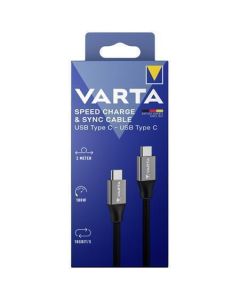 USB kabel, USB-C - USB-C, 2 m, VARTA 57936101111