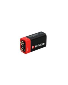 Baterie, 9V, 1 ks, VERBATIM "Premium"