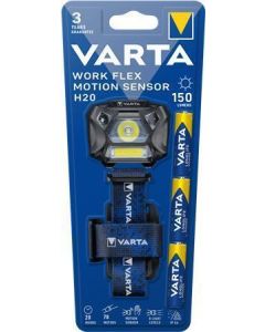 Čelová svítilna "Work Flex H20", LED, 3 AAA, VARTA 18648101421