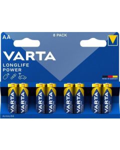 Baterie "Longlife Power", AA, 8 ks, VARTA
