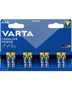 Baterie "Longlife Power", AAA, 8 ks, VARTA