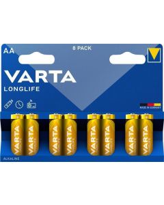 Baterie "Longlife", AA, 8 ks, VARTA