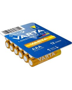 Baterie "Longlife", AAA, 12 ks, VARTA
