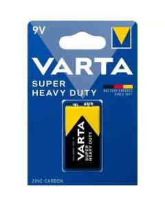 Baterie "Super Heavy Duty", 9V, 1 ks, VARTA 2022101411