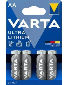 Baterie "Ultra Lithium", AA, 4 ks, VARTA