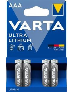 Baterie "Ultra Lithium", AAA, 4 ks, VARTA