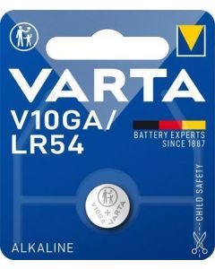 Baterie knoflíková, V10GA, 1 ks v balení, VARTA