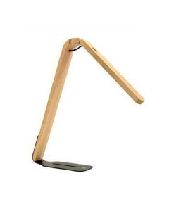 Stolní lampa "LEDAIKA", přírodní dřevo/černá, LED, 4 W, ALBA LEDAIKA